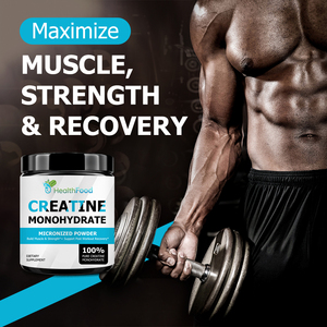 Creatina Micronizada Personalizada en Polvo para el Crecimiento Muscular, la Recuperación de la Fuerza y la Salud Cerebral, Apta para Veganos, para Todas las Edades - Product Image 4