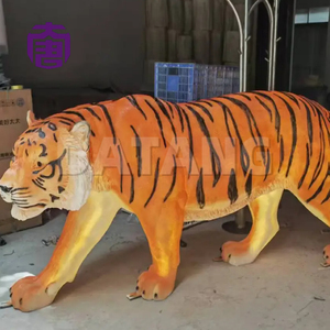 Luz LED 3D con forma de tigre, personalizada, IP65, de resina transparente y fibra de vidrio, para jardín, parque, Navidad, Ramadán. - Product Image 6