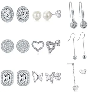 SKA Jewelry 925 Sterling Silver Earrings Women Fashion Earring Ladybird Design Gold Plated