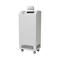 Purificateur d'air mobile intelligent de taille moyenne 220V à pression négative avec télécommande, filtre HEPA H13 et ioniseur pour isolation de pièce