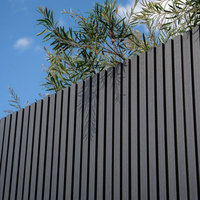 Clôture à lattes verticales blanches en alliage d'aluminium de qualité industrielle supérieure, design moderne, résistante aux intempéries, durable, installation facile