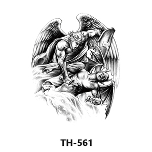 Tatuaggio temporaneo delle donne di angelo impermeabile adesivo del corpo Sexy finto personalizzato - Product Image 5