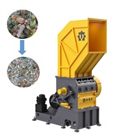 Déchiqueteuse de plastique automatique de qualité industrielle pour le recyclage de bouteilles PET/PMMA/PC à haute productivité