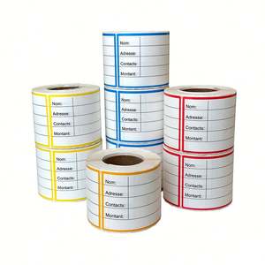 Rouleau d'étiquettes thermiques directes personnalisées 58 mm 58x60 58x40, autocollant en papier blanc pour codes-barres, échantillon gratuit - Product Image 2