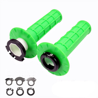 Poignée de guidon autobloquante pour moto tout-terrain, antidérapante, résistante à l'usure, en caoutchouc/PVC, étanche, diamètre 20-22,5 mm, compatible avec Kewes
