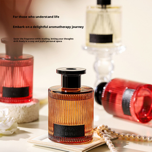 Diffuseur de parfum en verre à bâtonnets, sans <span class=keywords><strong>alcool</strong></span>, longue durée, parfum frais, désodorisant d'ambiance pour la maison et la salle de bain - Product Image 4