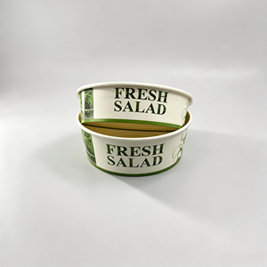 Factory Supply Paper Bowl Food Grade PE Coated Custom Print 0-8 Colors for Salad <b>Rice</b> Noodles <b>Container</b> - Product Image 1