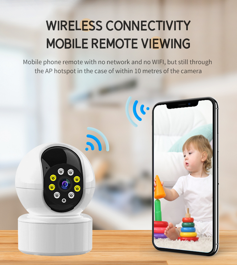 HD Night Vision Home Indoor Security Camera 1080P Intelligent Stable