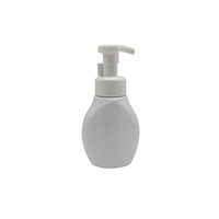 En stock, flacon pompe à mousse à pression rapide de 300 ml, flacon à mousse unique en forme de PET, flacon distributeur de nettoyant facial