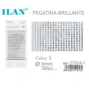Ilan Adesivi Brillanti 6mm Colore 1 260pz Strass - Product Image 1