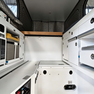 2025 Luxury High Quality 8 Person 650KG <strong>Fiberglass</strong>/Aluminum RV <strong>Truck</strong> <strong>Camper</strong> Mini Caravan Hard <strong>Shell</strong> Overland Expedition 4x4 - Product Image 5