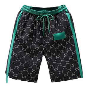 กางเกงขาสั้นลำลองกีฬาฤดูร้อนของผู้ชายกางเกงแฟชั่นทันสมัยแห้งเร็วกางเกงผ้าไอซ์ซิลค์บางสไตล์ชายหาดและกางเกงขนาดใหญ่ - Product Image 1