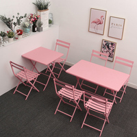 Table pliante rectangulaire moderne nordique Simple petit carré pour manger/étude/balcon petits appartements meubles de maison pliable