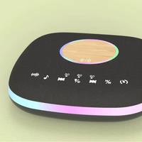 Nouveau produit : Lampe RGB à charge rapide sans fil 15W, haut-parleur intelligent de bureau avec Airplay, bruit blanc, Bluetooth sans fil - Nouveau produit