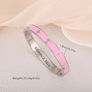 Bracelets ethniques en acier inoxydable FANKE, style Joker, pour la mode et la personnalité, tendance transfrontalière Europe-États-Unis, Donkey Home Presbyte - Product Image 2