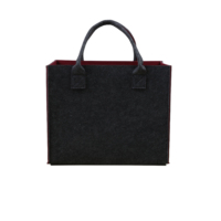 Großhandel Benutzerdefiniertes Logo GRS-Zertifizierte Polyester-Filztasche Einfarbig mit Reißverschluss Tragbar Direkt ab Werk REACH AZO-Frei