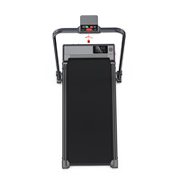 DAPOW 2025 Tapis roulant pliable portable mini, moteur électrique, entraînement cardio, marche, utilisation à domicile, écran LED, affichage des calories