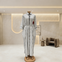Nouvelle Robe Longue Bubu Africaine Imprimée pour Femme, Tendance 2026, en Polyester Respirant, Ample et Décontractée, Style Ethnique, Idéale pour les Fêtes Estivales