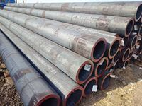 Pipa Baja Karbon Seamless SCH40 SCH80 ASTM A106 untuk Pipa Saluran Minyak, Gas, dan Boiler