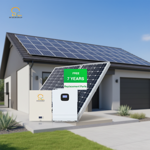 Kit solaire MPPT à batterie lithium-ion haute capacité 5 kW, système d'énergie solaire hors réseau avec onde sinusoïdale pure - Product Image 4