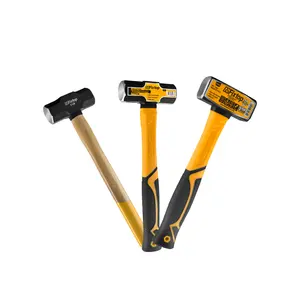 Gsfixtop 1.0lb erramientas de xây dựng thiết bị xây dựng công cụ nhỏ Chất lượng cao nhựa xử lý búa để phá vỡ đá - Product Image 1