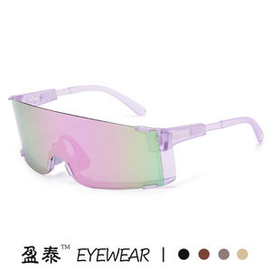 Lunettes de soleil de sport, monture PC, polarisées, UV400, coupe-vent, pour le cyclisme et la course en extérieur - Product Image 1