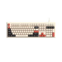 Clavier de jeu à membrane MF108 avec logo personnalisé, 108 touches, anti-ghosting, USB Type-C pour PC