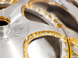 2 bộ mâm xe đúc cao cấp, làm thủ công, bề mặt vàng bóng, nắp nhôm lớn, hỗ trợ nhiều kích thước và kiểu hoàn thiện khác nhau - Product Image 4