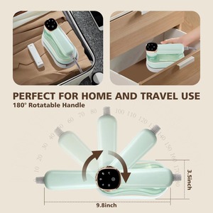 Plancha de Vapor Portátil Mini de 1200W, Plancha de Vapor Plegable para el Hogar y Viajes, para Ropa Húmeda y Seca - Product Image 5