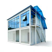 Casas Prefabricadas Elegantes, Casas Modulares de Lujo, de Fácil Construcción, Desmontables, Tipo Contenedor