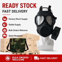 Masque respiratoire intégral en silicone MF21 avec filet respirant, visière trapézoïdale, certifié CE, réutilisable, directement de l'usine OEM