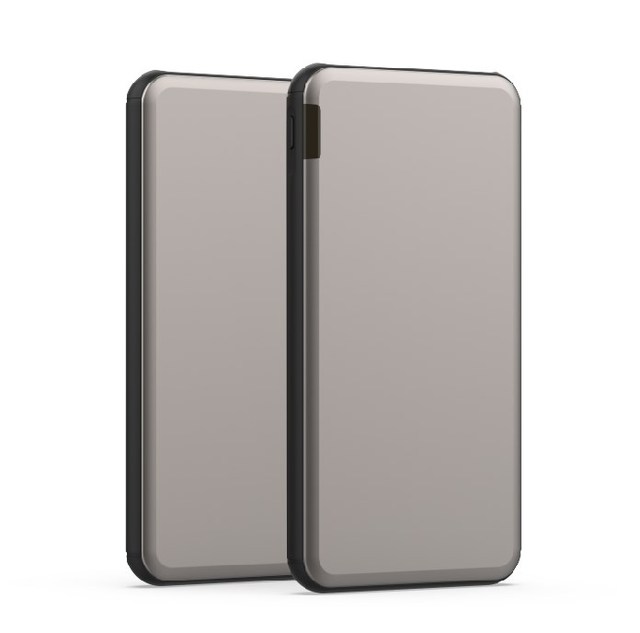PD20W 10000mAh Metal Ultra Slim Power Bank with Holder USB Fast Charger for Smartphones