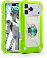 Coque de téléphone robuste antichoc de qualité militaire avec support anneau pour iPhone 17 Pro Max