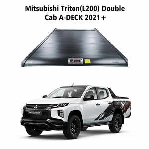 Couvercle de tonneau rétractable électrique manuel pour Mitsubishi Triton L200 Couvercle roulant <span class=keywords><strong>antivol</strong></span> en aluminium Roll N Lock - Product Image 4
