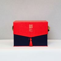Boîte en papier portable recyclable écologique créative Boîtes rigides à fermeture magnétique avec poignée en cuir pour perruque en tissu alimentaire Cadeau de Noël