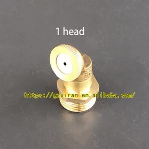 Micros Buse 1/2/3/4 tête <span class=keywords><strong>Poreux</strong></span> Mist Pulvérisateur Accessoires Atomisation Irrigation Par Aspersion de Pulvérisation En Laiton Brumisation Sprinkler - Product Image 2