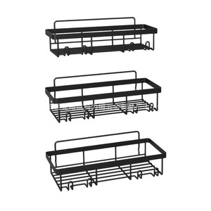 Bathroom/shower storage rack, no-drill <b>wall</b>-<b>mounted</b> storage rack for toilet and toiletries. - Product Image 5