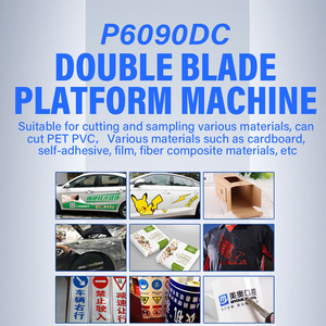 60cm 90cm 6090 <span class=keywords><strong>Vinyl</strong></span> đề can một nửa cắt kỹ thuật số máy cắt phẳng cắt dectter với CCD máy ảnh - Product Image 3