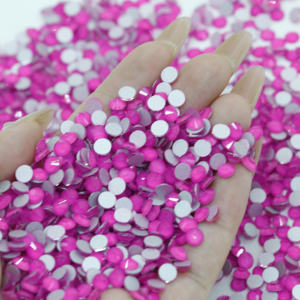 徐林批发珠光宝气库存各种尺寸颜色平背玻璃水钻美甲水钻装饰工艺 - Product Image 2