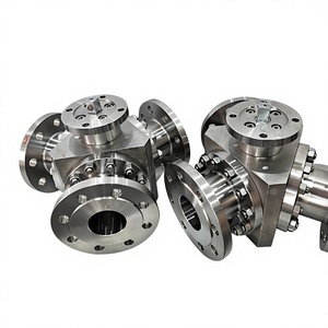 Vanne à boisseau sphérique à trois voies en acier inoxydable Wholesale Carp Journey, haute température, OEM, pour le contrôle des conduites d'huile, de gaz et d'eau - Product Image 4