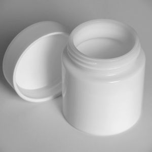 Pot en verre Cannacoast 3oz CR Opal noir et blanc, pot en verre rond à parois droites résistant aux enfants, pour 3,5g de fleurs - Product Image 5