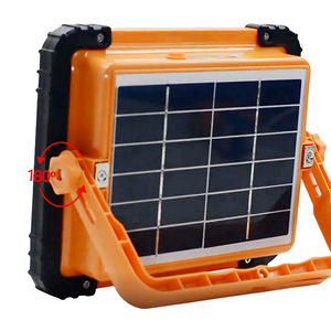 Lampes de camping portables solaires et USB rechargeables IP66 à 4 modes avec construction en aluminium + ABS pour une utilisation en extérieur - Product Image 1