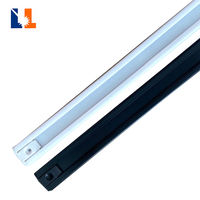 Système de rail d'alimentation LED réglable DC12V/24V avec connecteur magnétique 1m 1.5m 2m, utilisé pour l'éclairage d'affichage et les tubes lumineux d'étagère