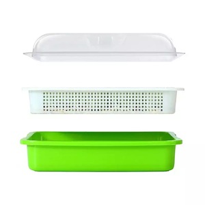 Haute Qualité D'intérieur À <span class=keywords><strong>La</strong></span> Maison De <span class=keywords><strong>Plantation</strong></span> De Haricots Durable et Propre En Plastique PP De Germes De Soja De Plateau - Product Image 1