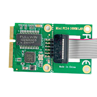 Kartu Jaringan Ethernet Mini PCIe Gigabit RJ45 RTL8111F 1000Mbps Adaptor LAN untuk Sistem Tertanam Server PC Industri