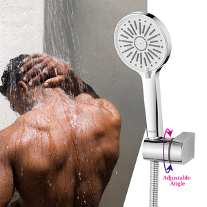 <strong>Spray</strong> <strong>Shower</strong> <strong>Head</strong>- 4 Functions 12cm Water Saving Plastic High Pressure <strong>ECO</strong> Stop <strong>Shower</strong> for Bathroom(Ningbo Factory) - Product Image 2