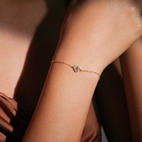 Bracelet délicat en argent sterling S925 avec zircon, design unique et tendance FY-MMB175, idéal pour la vente en gros de bijoux haut de gamme au design de niche.
