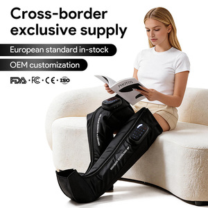 Electric <b>Foot</b> <b>Massager</b> With Air Wave Technology Rechargeable USB Infrared Light Therapy For Leg Relaxation - Product Image 5