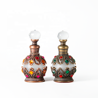 Flacons de parfum miniatures vides de 15 ml, bouteilles en verre rechargeables pour liqueur, flacons d'huile essentielle de style ancien