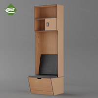 Casiers de luxe Cartmay pour joueurs de football, club sportif, armoires de rangement élégantes en HPL imperméable avec serrure RFID et sièges